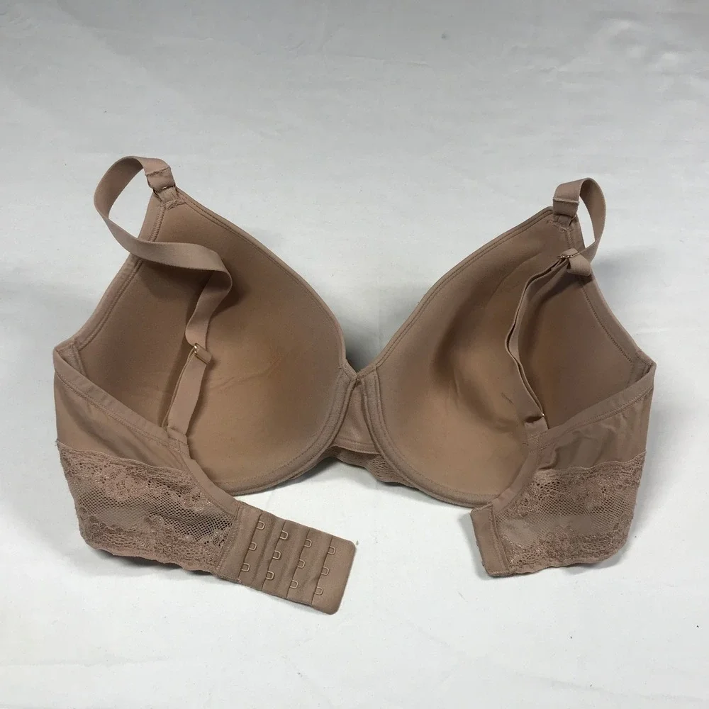 Natori Pure Luxe Full Coverage Contour Underwire Bra Tan Nude 32G 721154